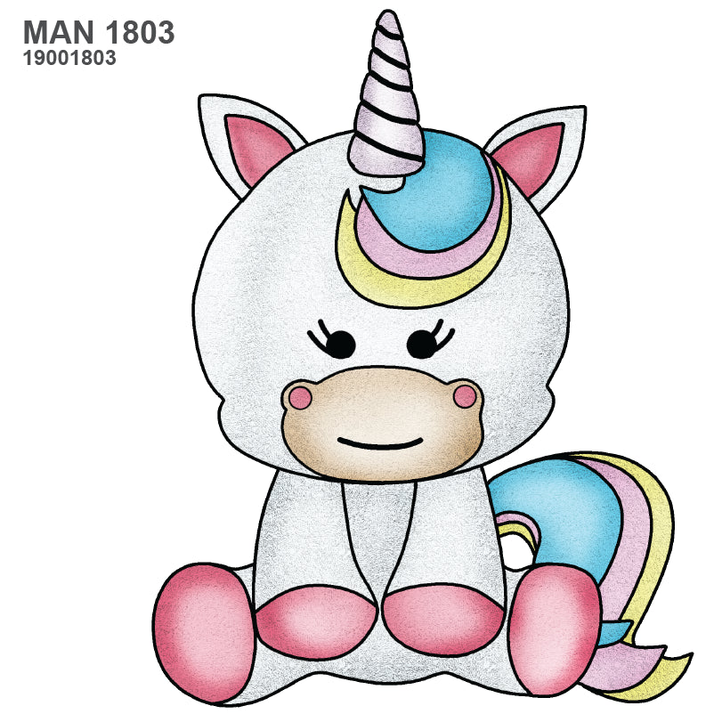 MOLDE PELUCHE UNICORNIO MAN 1803