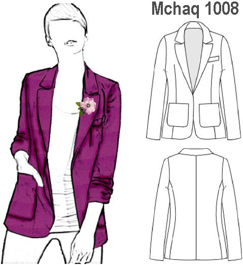 MOLDE BLAZER MUJER 1008