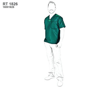 MOLDE CHAQUETA QUIRURGICA HOMBRE RT 1826