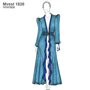 MOLDE VESTIDO PLAYA MUJER 1826