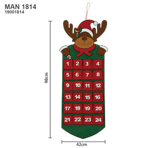 MOLDE CALENDARIO NAVIDEÑO MAN 1814