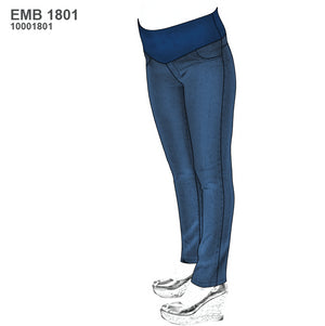 MOLDE PANTALON MATERNAL 1801