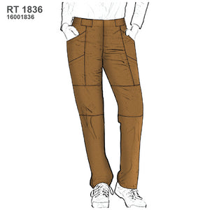 MOLDE PANTALON DE TRABAJO MUJER RT 1836