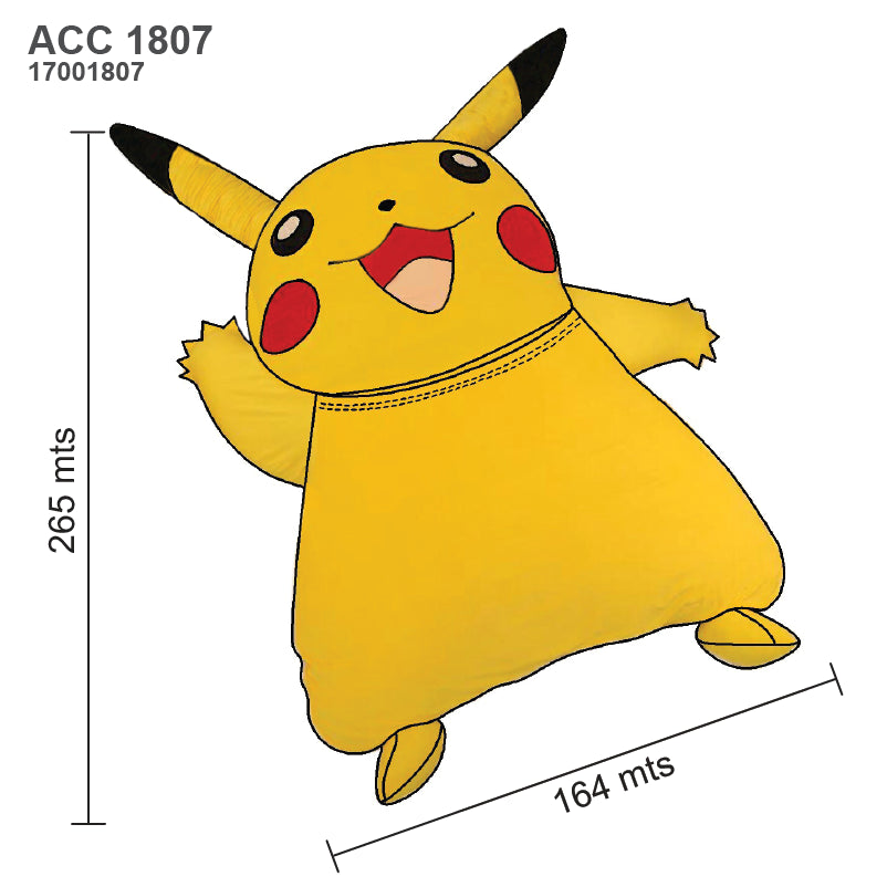 MOLDE CAMA PIKACHU 1807