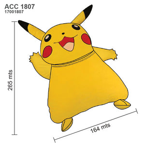 MOLDE CAMA PIKACHU 1807