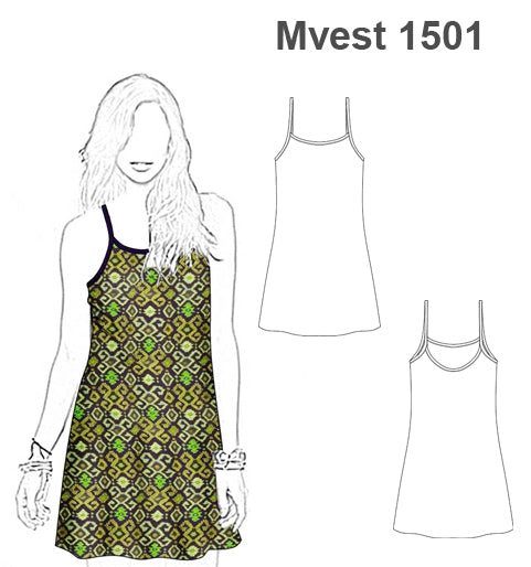 MOLDE VESTIDO SOLERA MUJER 1501