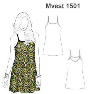MOLDE VESTIDO SOLERA MUJER 1501