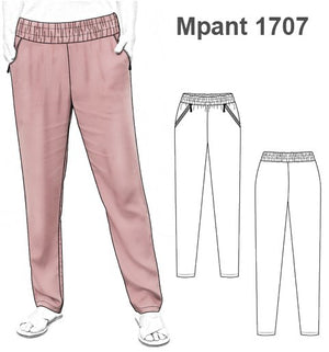 MOLDE PANTALON BASICO MUJER 1707