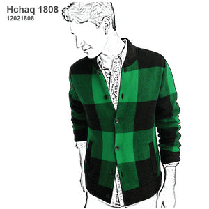 MOLDE CHAQUETA CARDIGAN HOMBRE 1808
