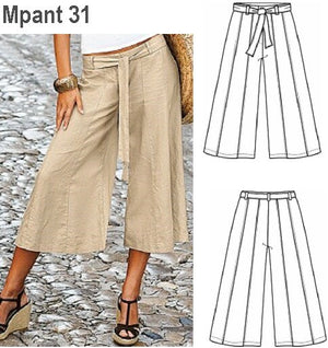 MOLDE FALDA PANTALON MUJER 0931