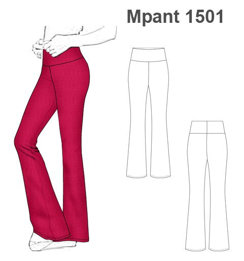 MOLDE PANTALON CALZA MUJER 1501