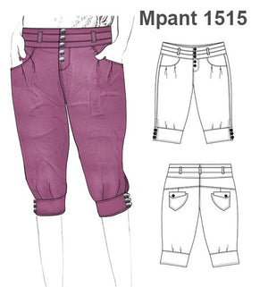 MOLDE PANTALON CAPRI MUJER 1515