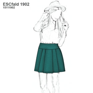 MOLDE FALDA ESCOLAR CORTA TABLAS  1902