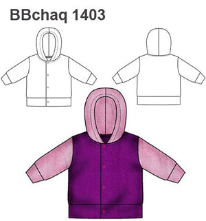 MOLDE CHAQUETA POLAR BEBE 1403