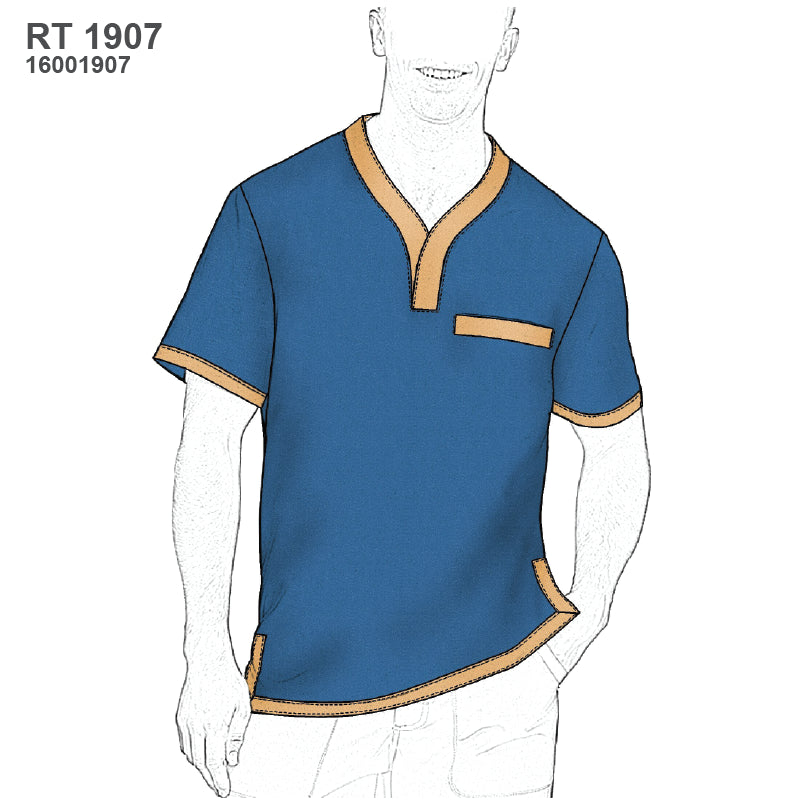 MOLDE CAMISA TRABAJO HOMBRE RT 1907