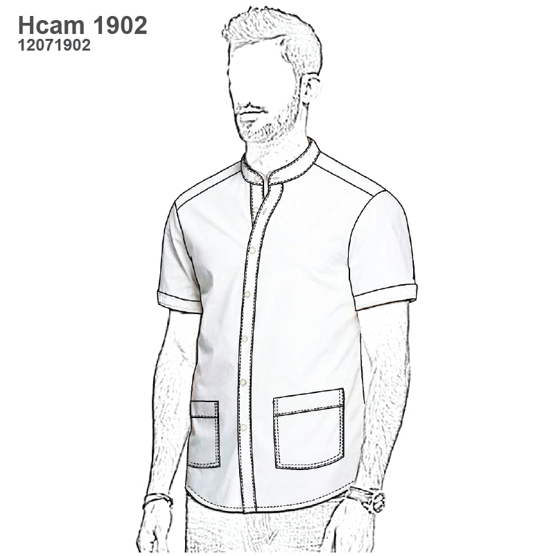 MOLDE CAMISA CUELLO MAO HOMBRE 1902