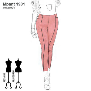 MOLDE PANTALON LEGGINS MUJER 1901