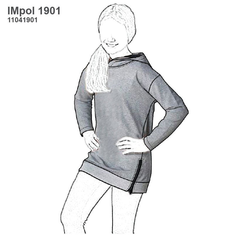 MOLDE POLERON BASICO NIÑA 1901