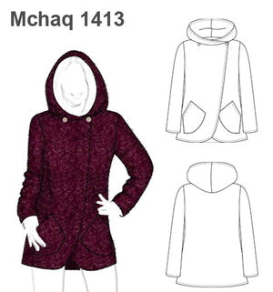 MOLDE CHAQUETA CRUZADA MUJER 1413