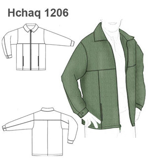 MOLDE CHAQUETA BASICA HOMBRE