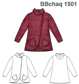 MOLDE CHAQUETA CRUZADA BEBE 1501