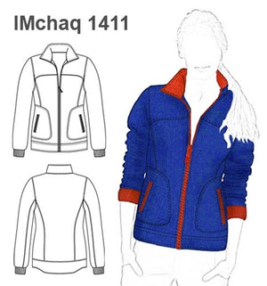 MOLDE CHAQUETA POLAR NIÑA 1411