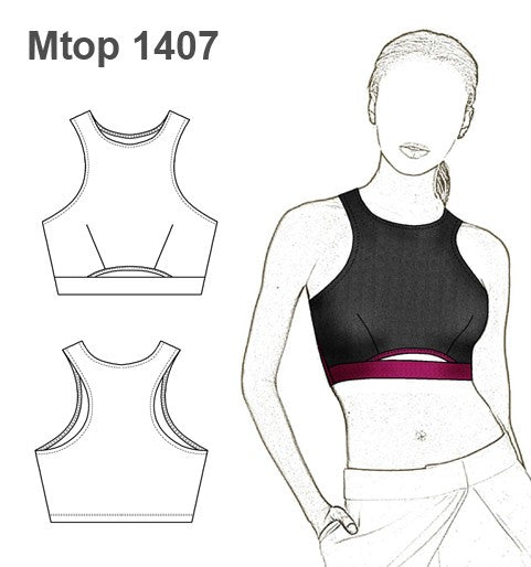 MOLDE TOP MUSCULOSA MUJER 1407