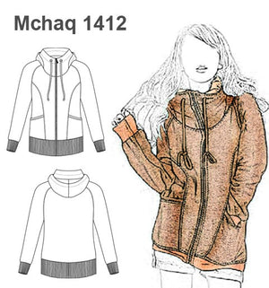 MOLDE CHAQUETA POLAR MUJER 1412