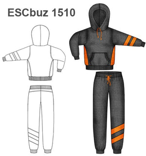 MOLDE SUDADERA / BUZO ESCOLAR 1510