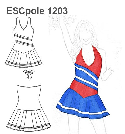 MOLDE ESCOLAR CHEERLIDER POLERA 1203