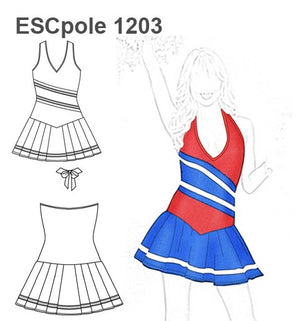 MOLDE ESCOLAR CHEERLIDER POLERA 1203