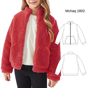 MOLDE CHAQUETA TEDDY BEAR NIÑA 1802