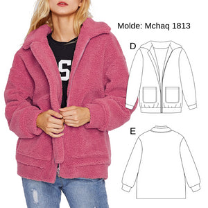 MOLDE CHAQUETA POLAR MUJER 1813