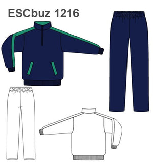 MOLDE SUDADERA / BUZO ESCOLAR 1216