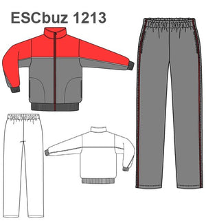 MOLDE SUDADERA / BUZO CORTES ESCOLAR 1213