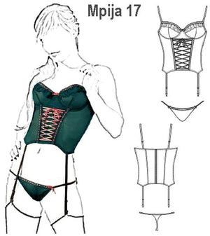 MOLDE CORSET Y COLALESS Mpija 0917